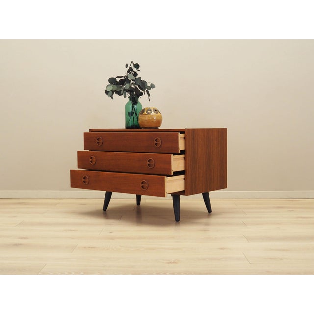 Vintage Danish Teak Chest of Drawers, 1960s For Sale - Image 4 of 14