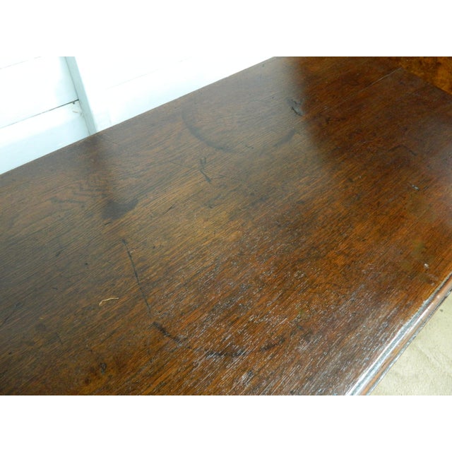 Wood Oak Knee Hole Desk by W.R. Simkin For Sale - Image 7 of 18