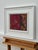 Textile Ameryllis Study 3 - Miniature Abstract Floral Canvas Art by Contemporary Artist 2005 For Sale - Image 7 of 12