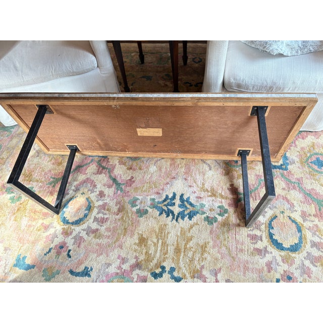 Stone Swiss Mid-Century Modern Stone Mosaic Coffee Table, C. 1960 For Sale - Image 7 of 10