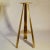 Large Brass Floor Candle Holder, 1950s For Sale - Image 4 of 8