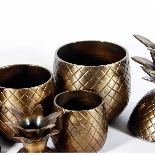 Vintage Pineapple Canisters Set of 3 Chairish