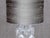 Bubble Glass Table Lamp with Silk Shade by Josef Schott for Smålandshyttan, Sweden, 1960s For Sale - Image 10 of 13