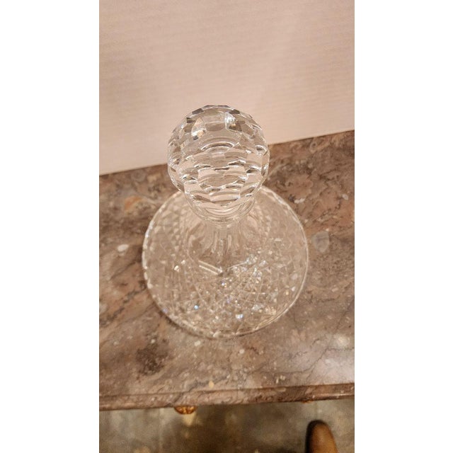 Mid 20th Century Mid 20th Century Waterford Style Crystal Decanter For Sale - Image 5 of 9