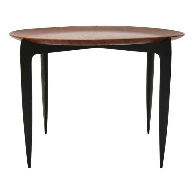 Mid 20th Century Willumsen & Engholm Collapsible Tray Top Table by Fritz Hansen For Sale