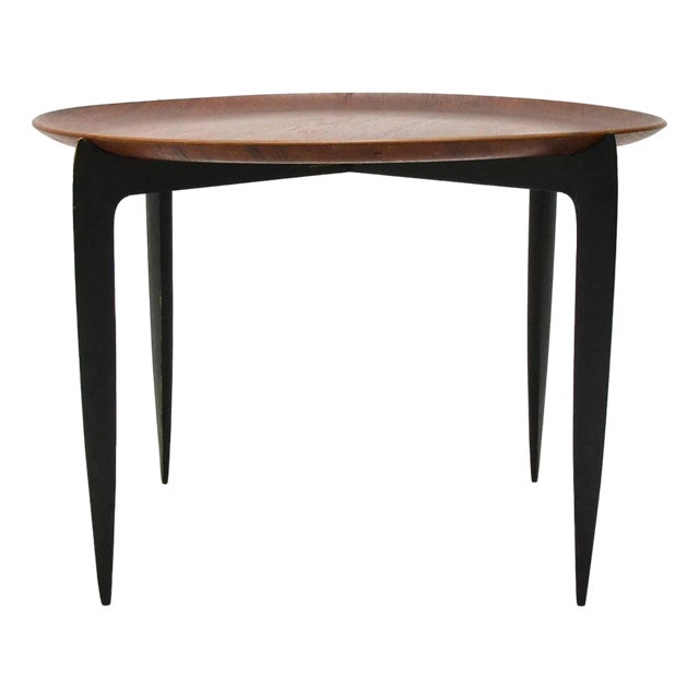Willumsen & Engholm Collapsible Tray Top Table by Fritz Hansen For Sale