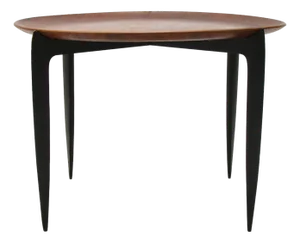 Willumsen & Engholm Collapsible Tray Top Table by Fritz Hansen