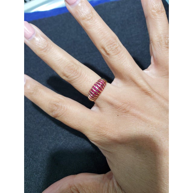 ♥ Product Summary ♥ Main Stone: Ruby Band Material: 14k Yellow Gold Weight: 3 grams