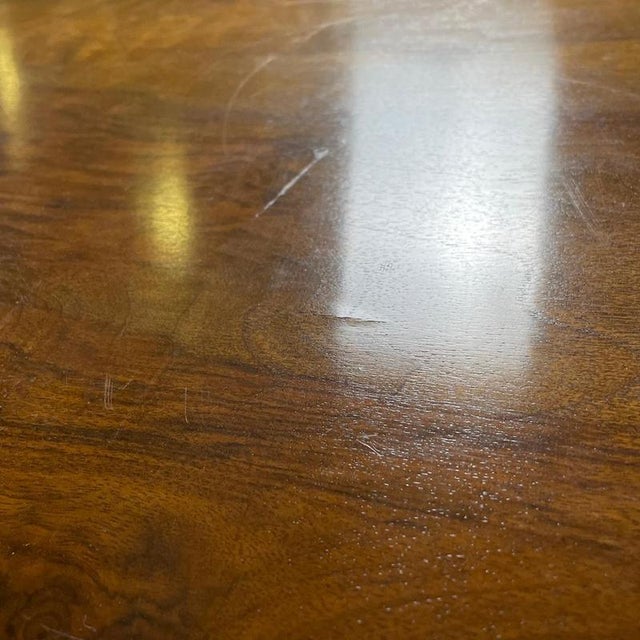 Italian Art Deco Wooden Dresser with Drawers and Transparent Glass Handles, 1940s For Sale - Image 10 of 18