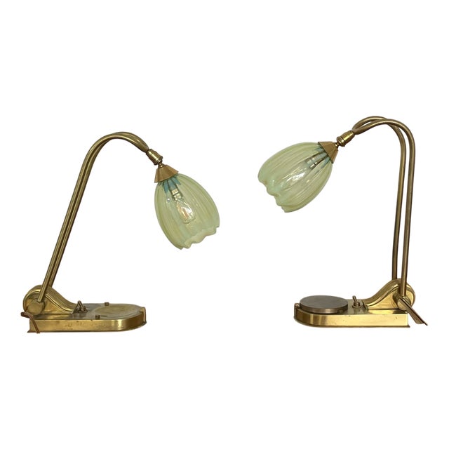 Desk Lamps, 1930s, Set of 2 For Sale