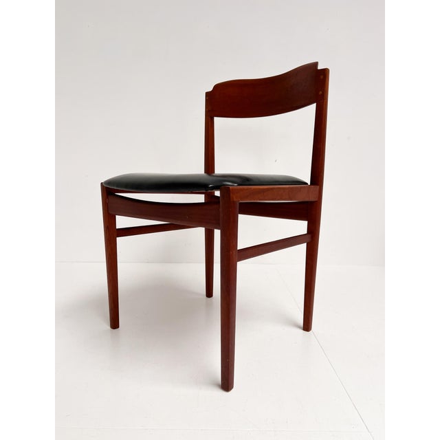 Mid-Century Danish Dining Chairs attributed to Henning Kjærnulf for Korup Stolefabrik, 1960s, Set of 4 For Sale - Image 6 of 18