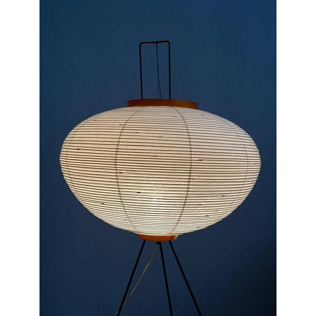 Floor lamp, model 10a, designed by isamu noguchi. Manufactured by ozeki & company ltd. (japan). Bamboo ribbing structure...