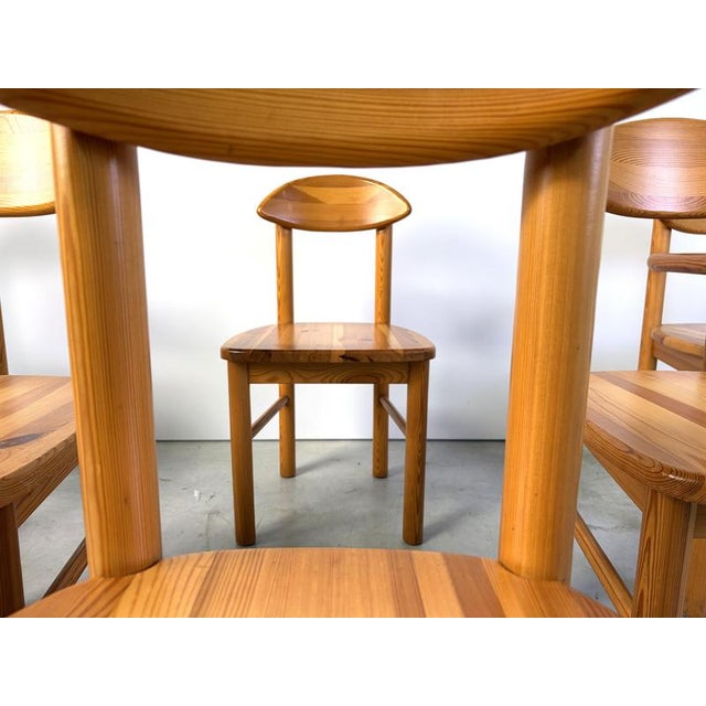 Wood Pine Dining Chairs by Rainer Daumiller for Hirtshals Savvaerk, 1980s, Set of 6 For Sale - Image 7 of 10