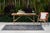 Black Momeni Contemporary Indoor/Outdoor Hampton Fog Rug in Black, 5'3" x 7' For Sale - Image 8 of 10