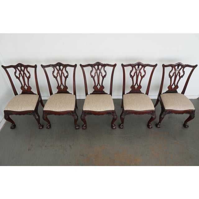 Vintage Henredon Carved Dining Chairs (Set of 10) For Sale - Image 9 of 18