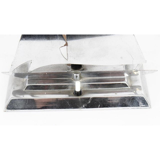 Art Deco Chrome Sail Yacht Table Lamp, 1920s For Sale - Image 9 of 11