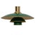 1990s Green PH 3/2 Pendant by Poul Henningsen, 1990s For Sale - Image 5 of 8