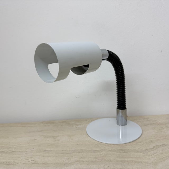 Metal Vintage Space Age Table Lamp, 1970s For Sale - Image 7 of 18
