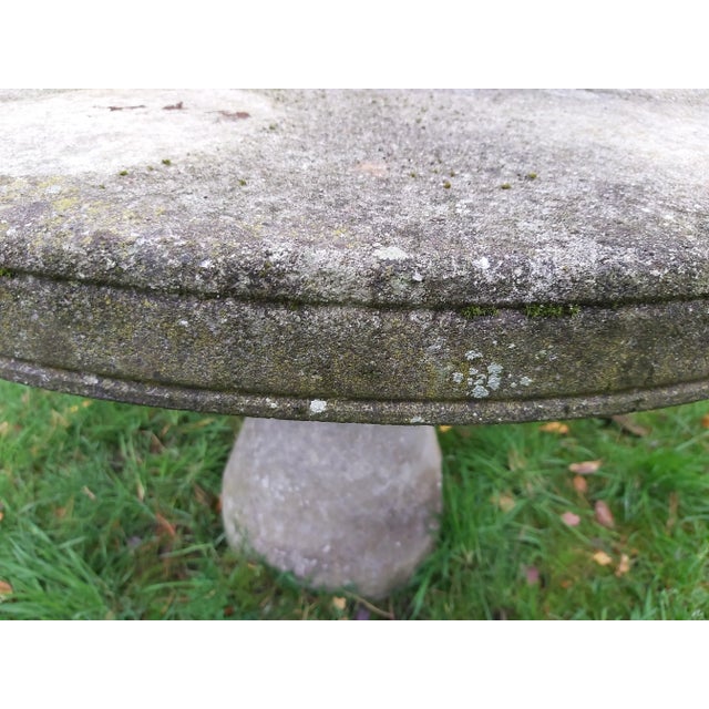 Gray Mid-Century Concrete Garden Table in the Style of Mangiarotti & Up & Up For Sale - Image 8 of 10