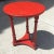Red Empire Style Gueridon Table in Red Lacquer Circa Early 20th Century For Sale - Image 8 of 13
