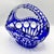 Extra Large Vintage Blue Bohemian Cut Crystal Centerpiece Basket An impressive extra-large vintage Bohemian lead crystal...