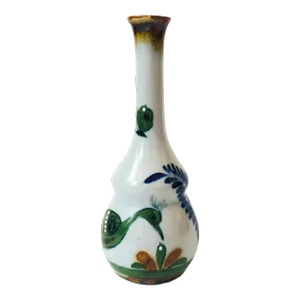 Mexican Folk Art Pottery Vase