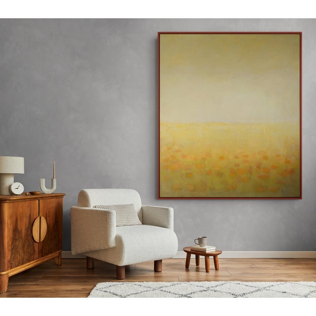 Janise Yntema Contemporary Abstract Oil and Wax on Linen "Music From Elba" by Janise Yntema For Sale - Image 4 of 8
