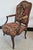 Mid 19th Century 19th Century French Louis XV Style Mahogany and Needlepoint Tapestry Bergeres Fauteuils, Pair For Sale - Image 5 of 11