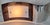 Vintage Wall Lamp with Black Aluminum Panel and Frosted Glass Pane by Fischer Leuchten, 1990s For Sale - Image 4 of 9