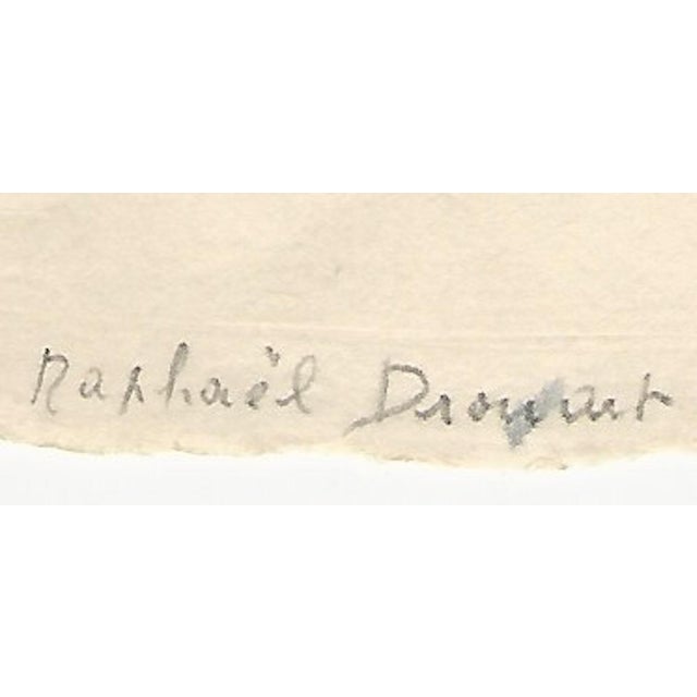 Raphaël Drouart, Self-Portrait, 1923, Etching For Sale - Image 6 of 9