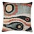 Contemporary Velvet Ikat Bohemian Throw Pillow For Sale