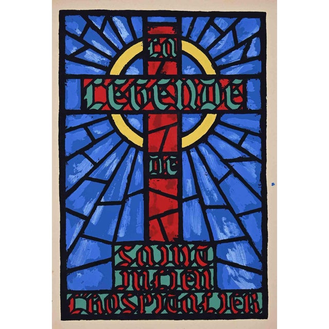 Charles Dubin, Le Lègende De Saint Julian Lhospitalier, Woodcut Print