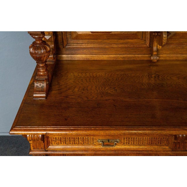 Antique Wooden Buffet Cupboard For Sale - Image 17 of 18