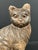 ITEM NAME: Folk Art Carved Wooden Cat Sculpture ORIGIN: Philippines AGES: Late 20th Century MATERIALS: Wood MEASUREMENT:...