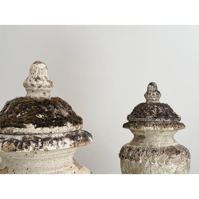 19th Century Urn Vases in Terracotta, 1890s, Set of 2 For Sale - Image 3 of 5
