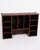 Antique wall-mounted bookcase in hand-polished mahogany from the 1890s. with shelf sections. — Period: 1890s — Type: Wall-...