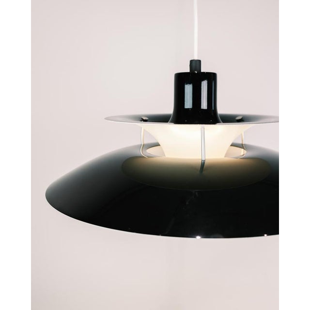 Model PH5 Ceiling Lamp in Black by Poul Henningsen for Louis Poulsen For Sale - Image 3 of 9