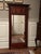 Elegant Mahogany Federal Mirror, sourced from an Antique shop in Geneva IL, in the early 2000's. Bookmatched crotch...