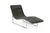This sleek contemporary chaise lounge by B&B Italia, designed for the American market. Featuring a sculptural, gently...
