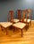 Thomasville Elegant Solid Oak Upholstered Dining Chairs –set of 6 $600/set $100/chair Simple lines and great proportions...