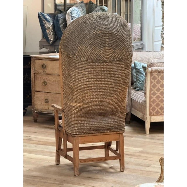 Oak and Rush Orkney Chair, Scotland, 18th Century For Sale - Image 4 of 10