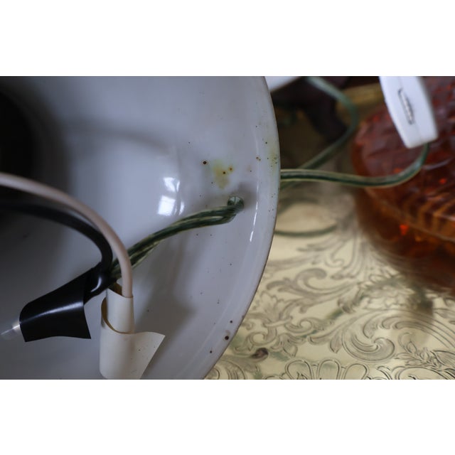 Vintage Jingdezhen Hand-Painted Eggshell Porcelain Bird-and-Flower Lantern Lamp For Sale - Image 18 of 18