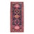 Vintage Persian Hamadan Gallery Rug, Hand-Knotted Wool, Geometric Bird Motifs Design, Navy & Red, 5x11 For Sale