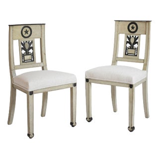 Neoclassical Pineapple Chairs, 1960s, Set of 2 For Sale