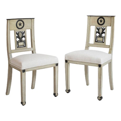 Neoclassical Pineapple Chairs, 1960s, Set of 2 For Sale