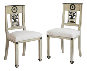 Neoclassical Pineapple Chairs, 1960s, Set of 2