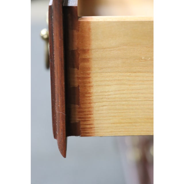 Brown Durham Collection Cherry Nightstands For Sale - Image 8 of 11