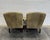 Animal Skin George Smith Edwardian Style Tufted Leather Chairs For Sale - Image 7 of 7