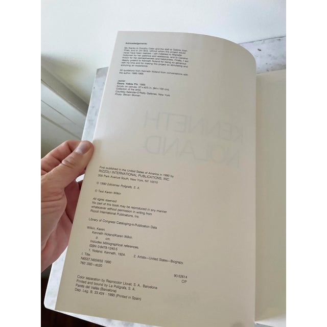 Abstract Vintage Kenneth Noland Art Book For Sale - Image 3 of 6