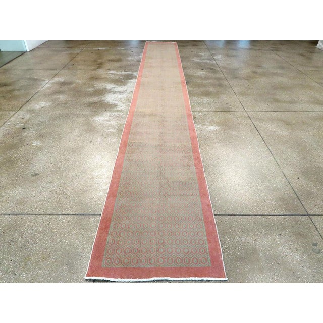 Galerie Shabab Collection Mid-20th Century Turkish Anatolian Long Runner For Sale - Image 4 of 9